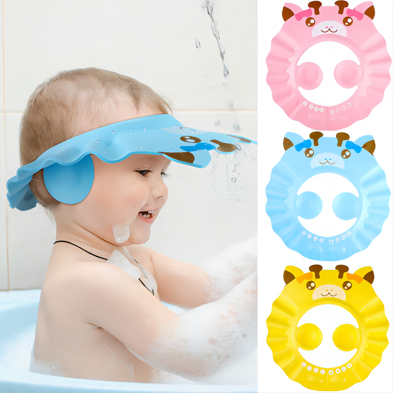 Reglabil moale pentru bebeluși șampon de baie pălărie de protecție duș Eva pentru copii pentru copii capac pentru copii pentru copii pentru copii pentru copii